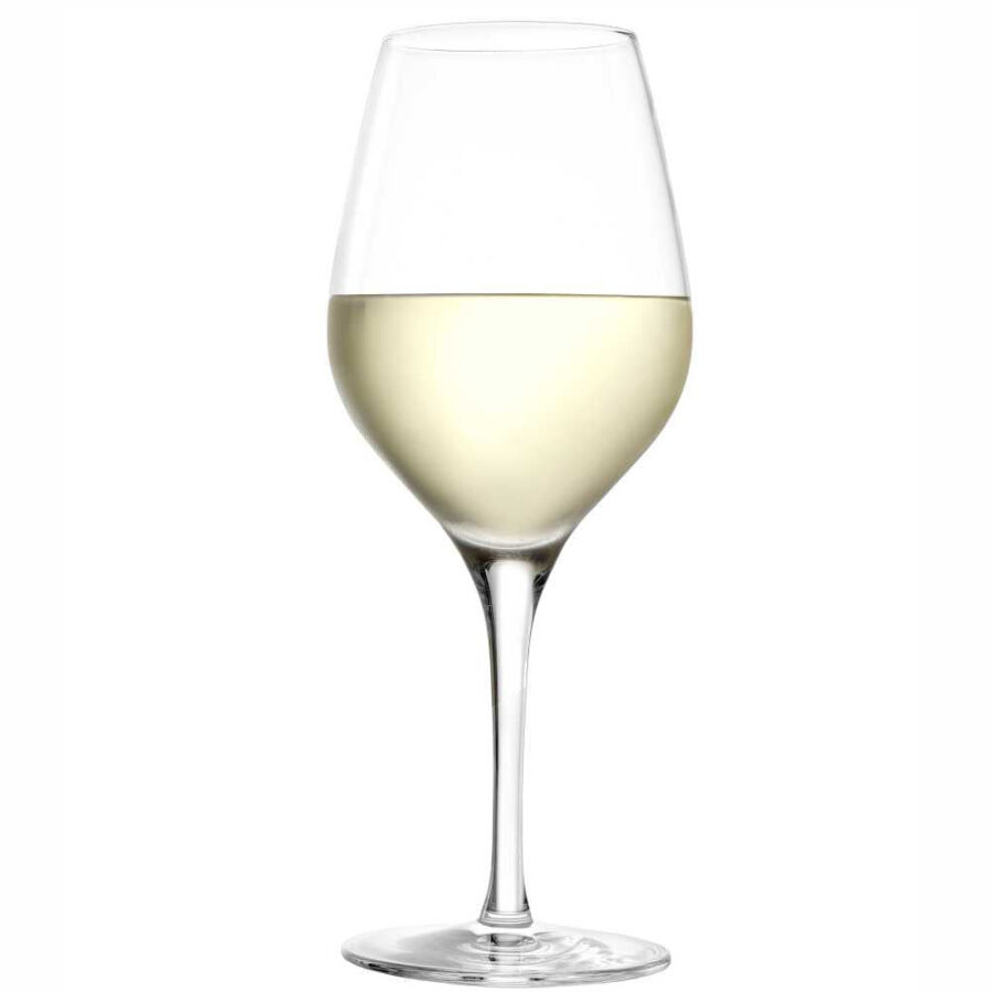 Elegant Narrow Bowl White Wine Glass 11 1/2 oz