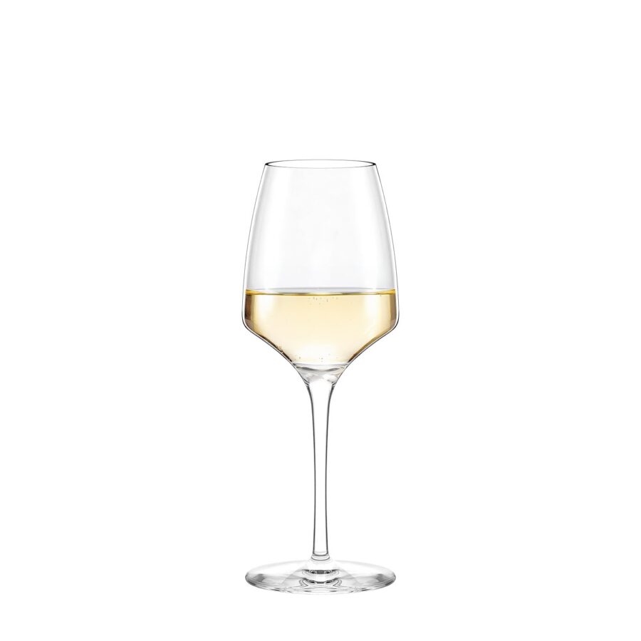 Modern Slender White Wine Glass 11 3/4 oz